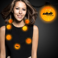 Orange LED Ball Necklace